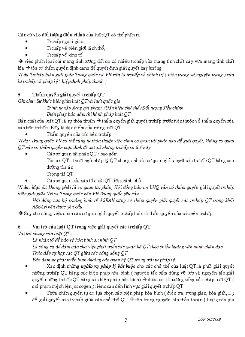 image for page Bài giảng luật tranh chấp quốc tế