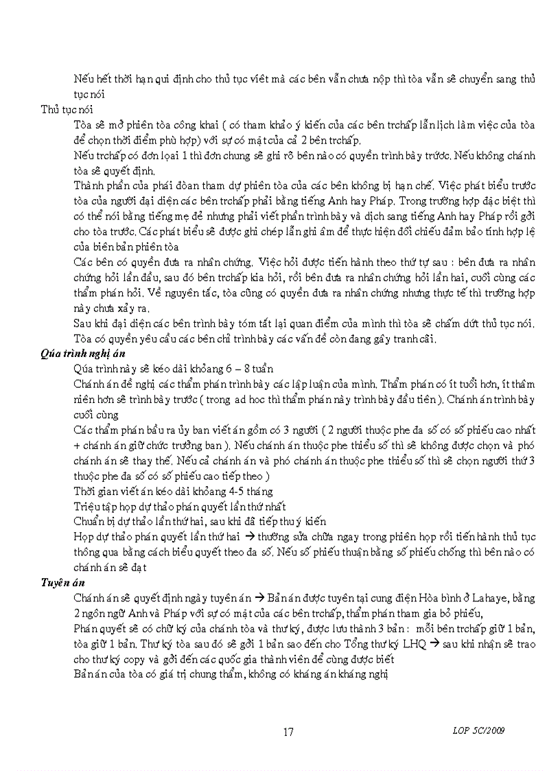 image for page Bài giảng luật tranh chấp quốc tế