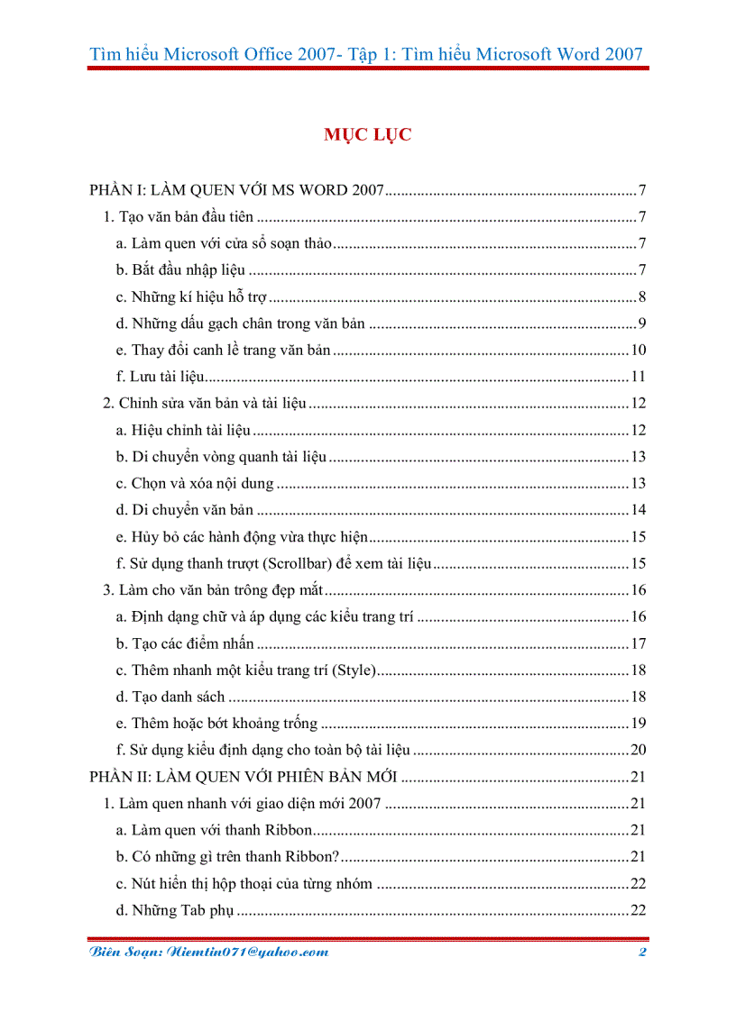 image for page TÌm hiểu Word 2007