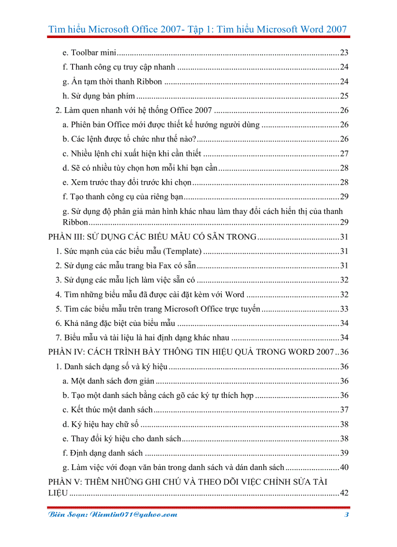 image for page TÌm hiểu Word 2007