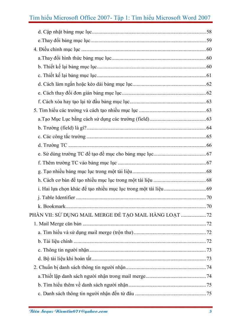 image for page TÌm hiểu Word 2007