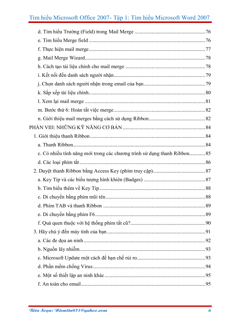 image for page TÌm hiểu Word 2007