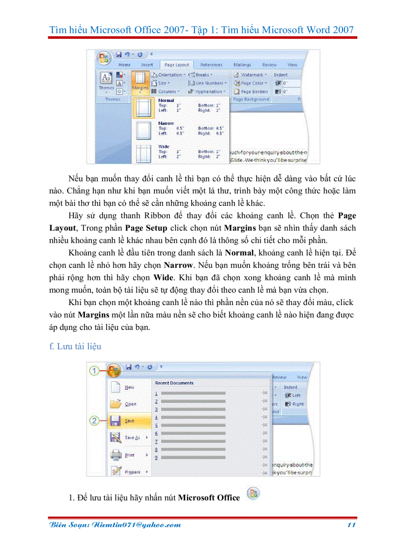 image for page TÌm hiểu Word 2007