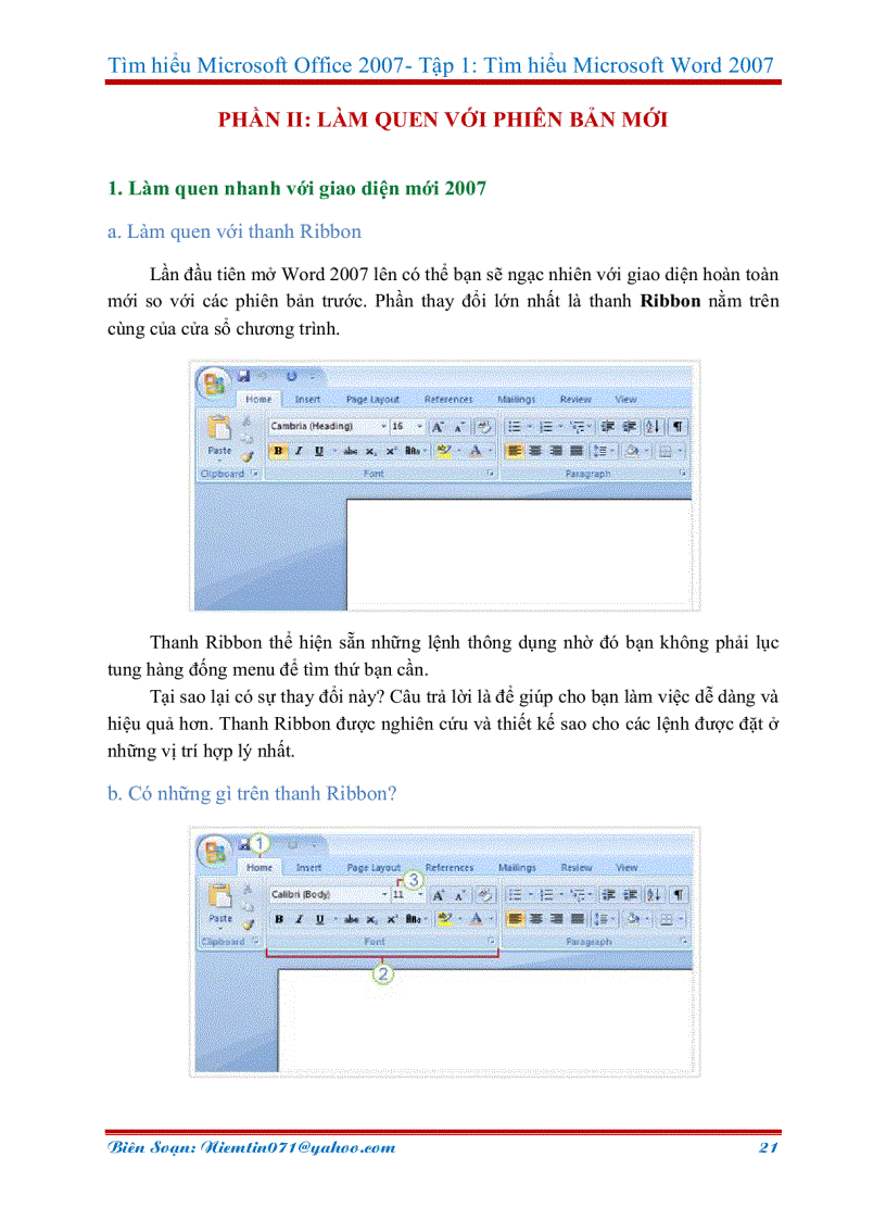 image for page TÌm hiểu Word 2007