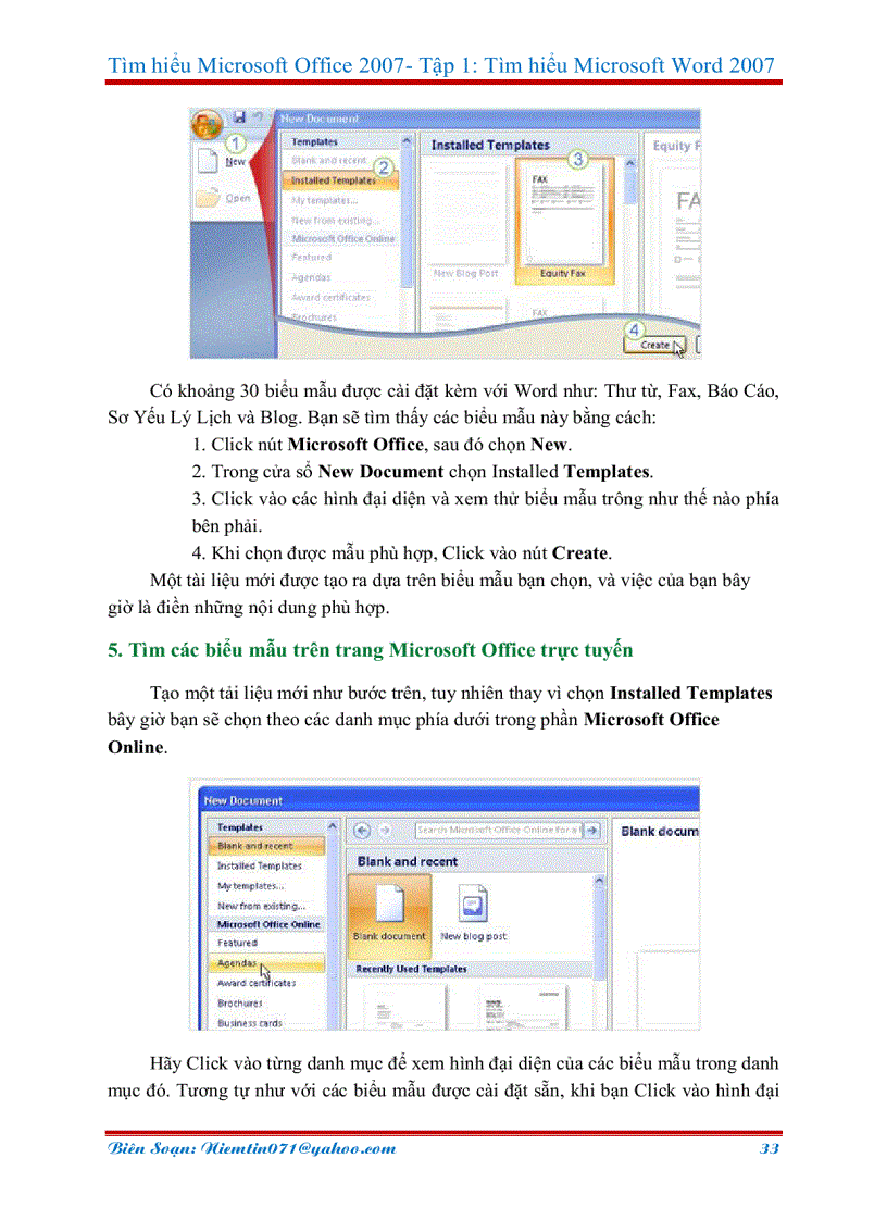image for page TÌm hiểu Word 2007