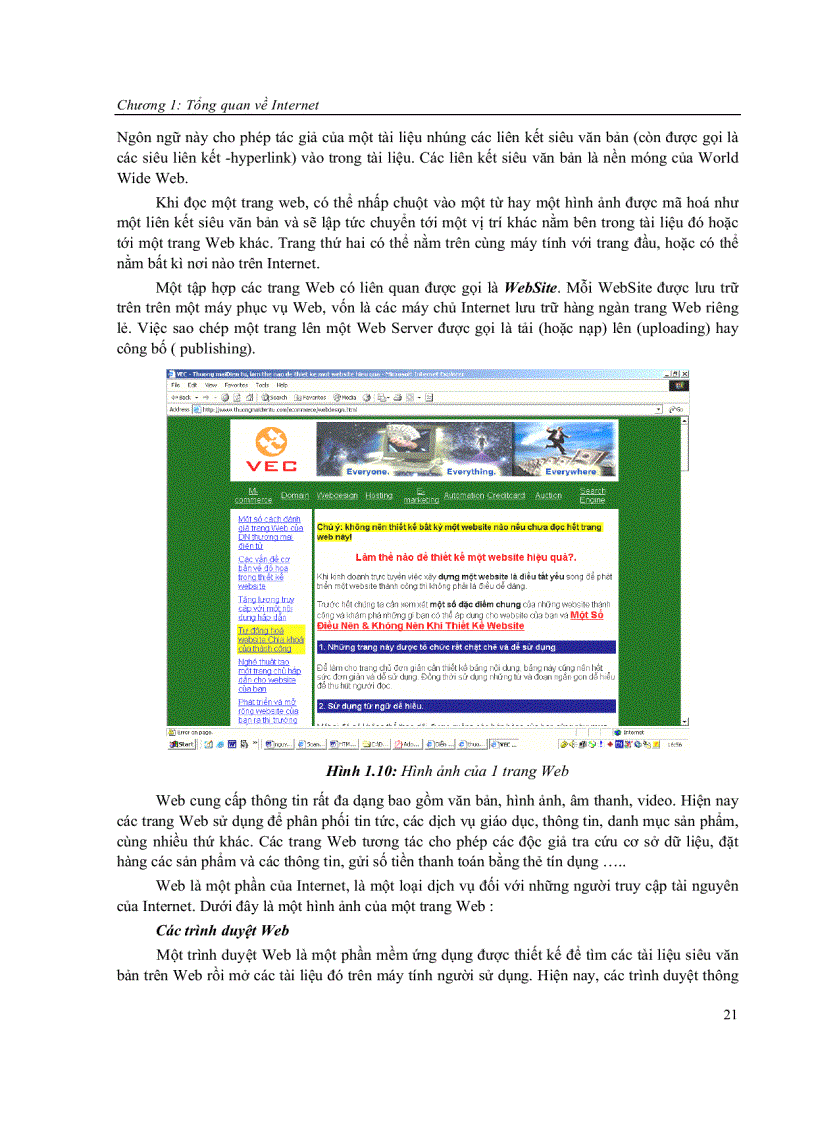 image for page Bài giảng Nhập môn Internet và e Learing