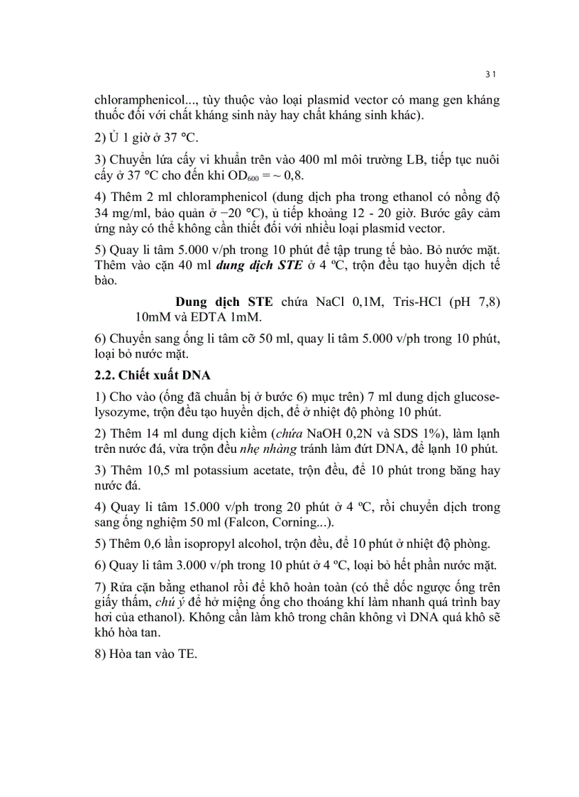 image for page Kỹ thuật cơ bản trong sinh học phân tử