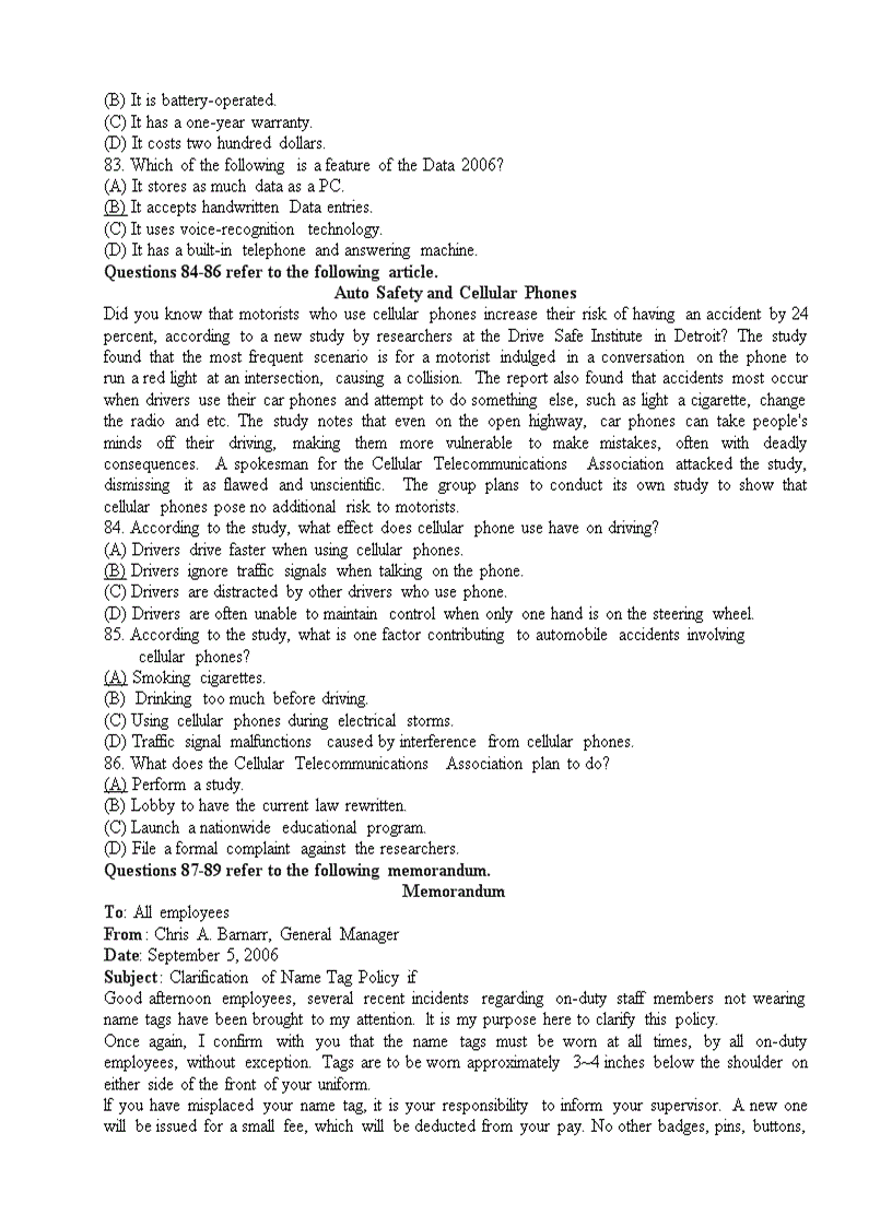 image for page ĐỀ THI Toeic 5 Revision