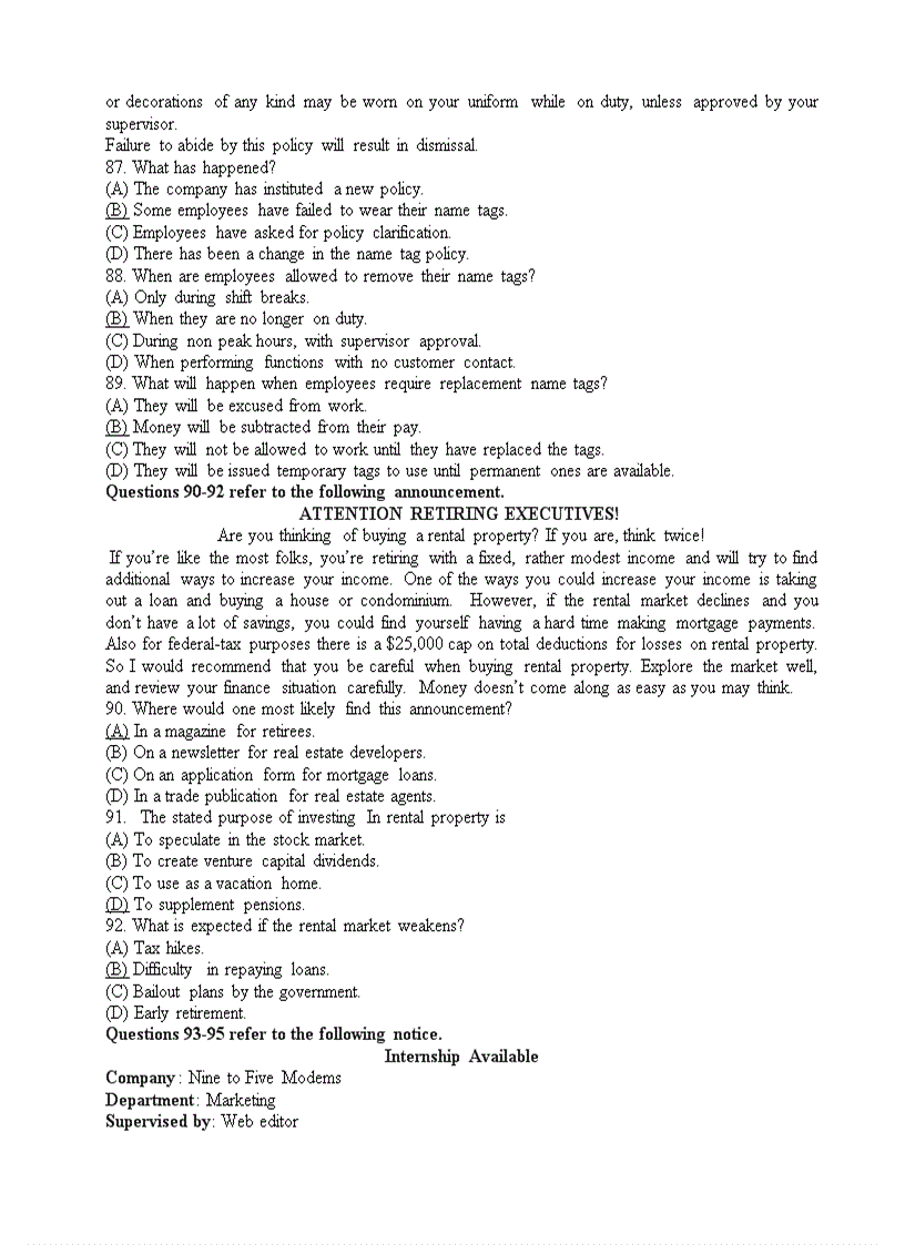 image for page ĐỀ THI Toeic 5 Revision