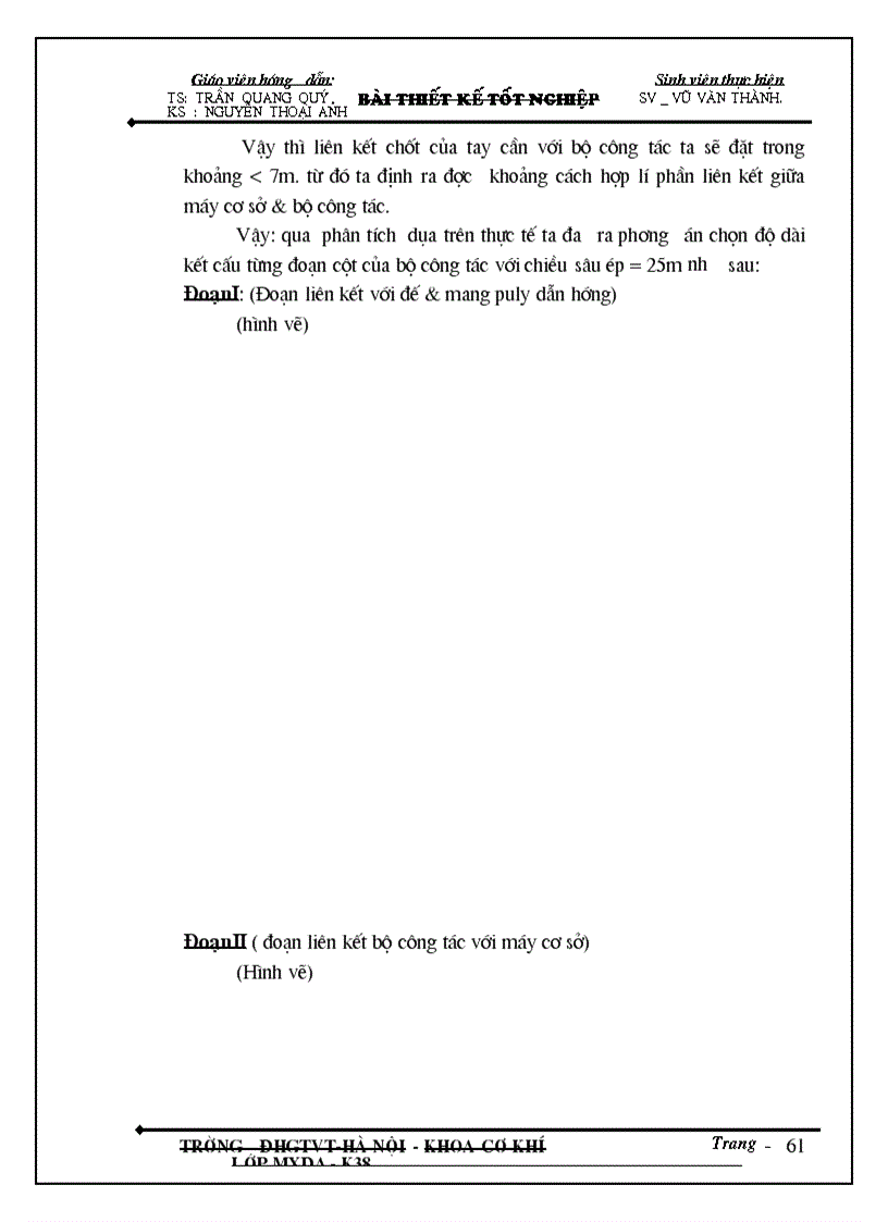 image for page Bài thiết kế tốt nghiệp Thiết kế máy ép cọc bấc thấm