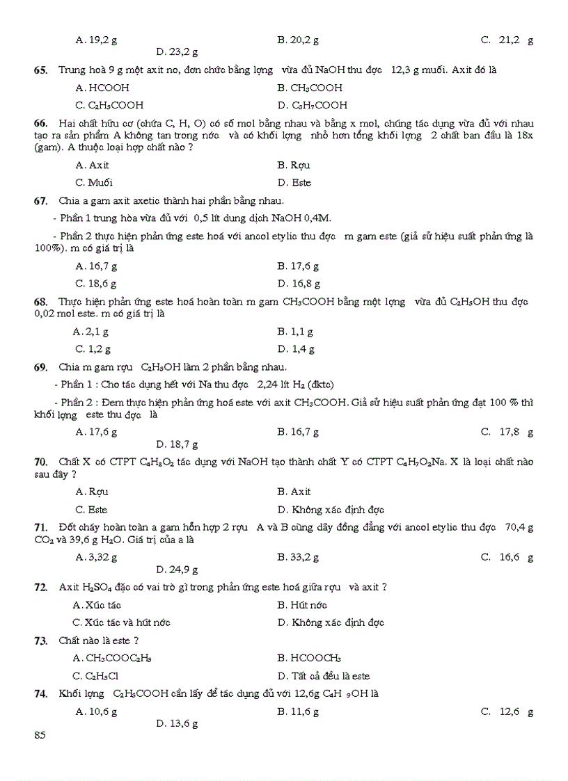 image for page Bài tập hoá hữu cơ