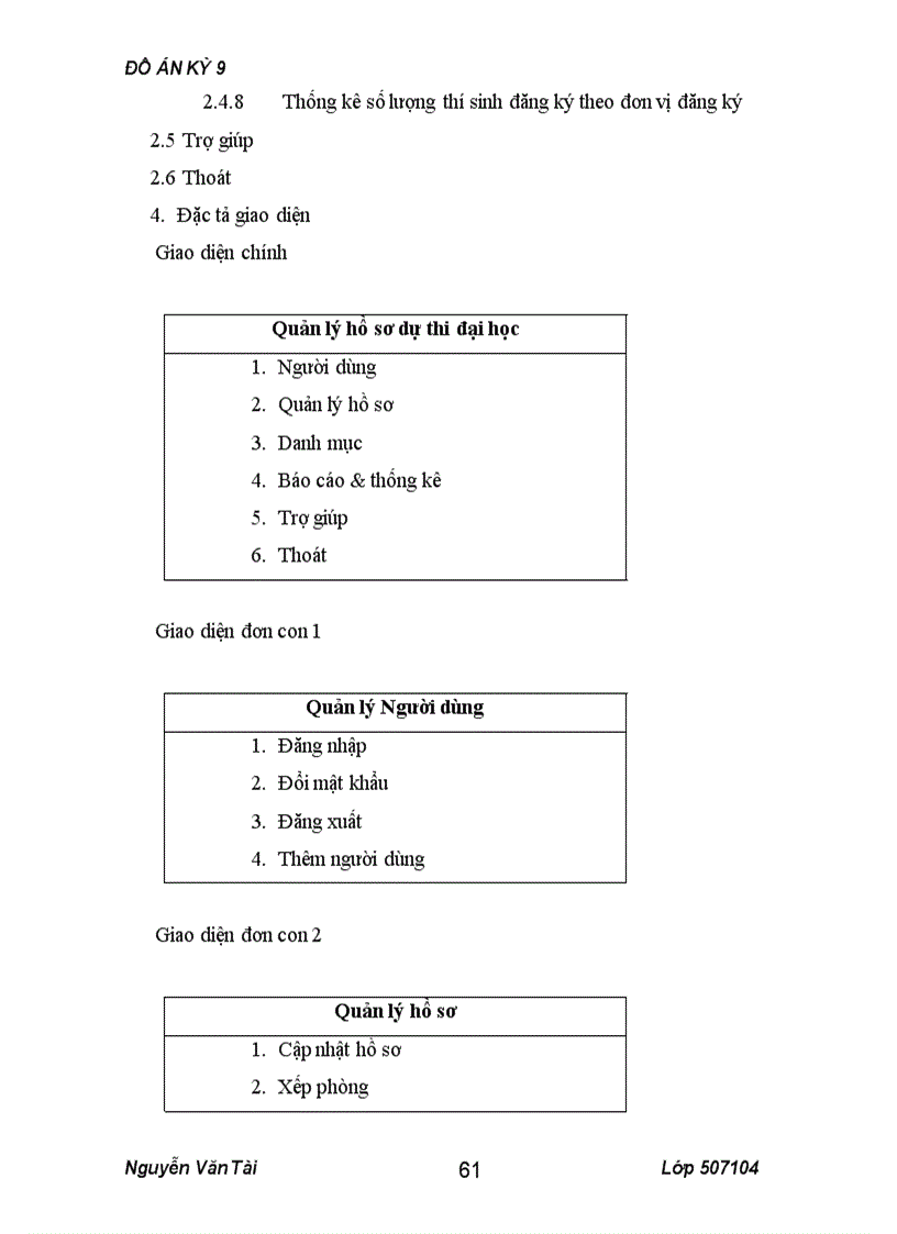 image for page Phân tích thiết kế hệ thống quản lý hồ sơ dự thi đại học