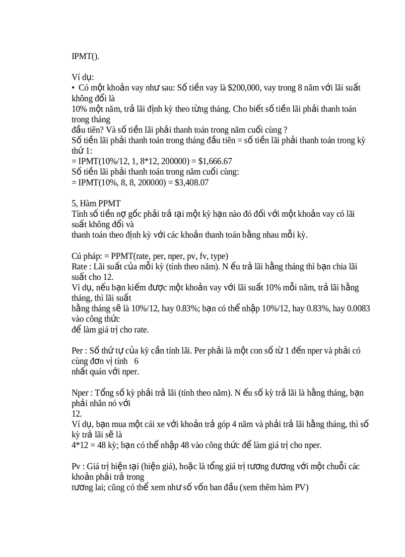 image for page Bài tập môn tài chính doanh nghiệp và quản trị dự án dầu tư 1