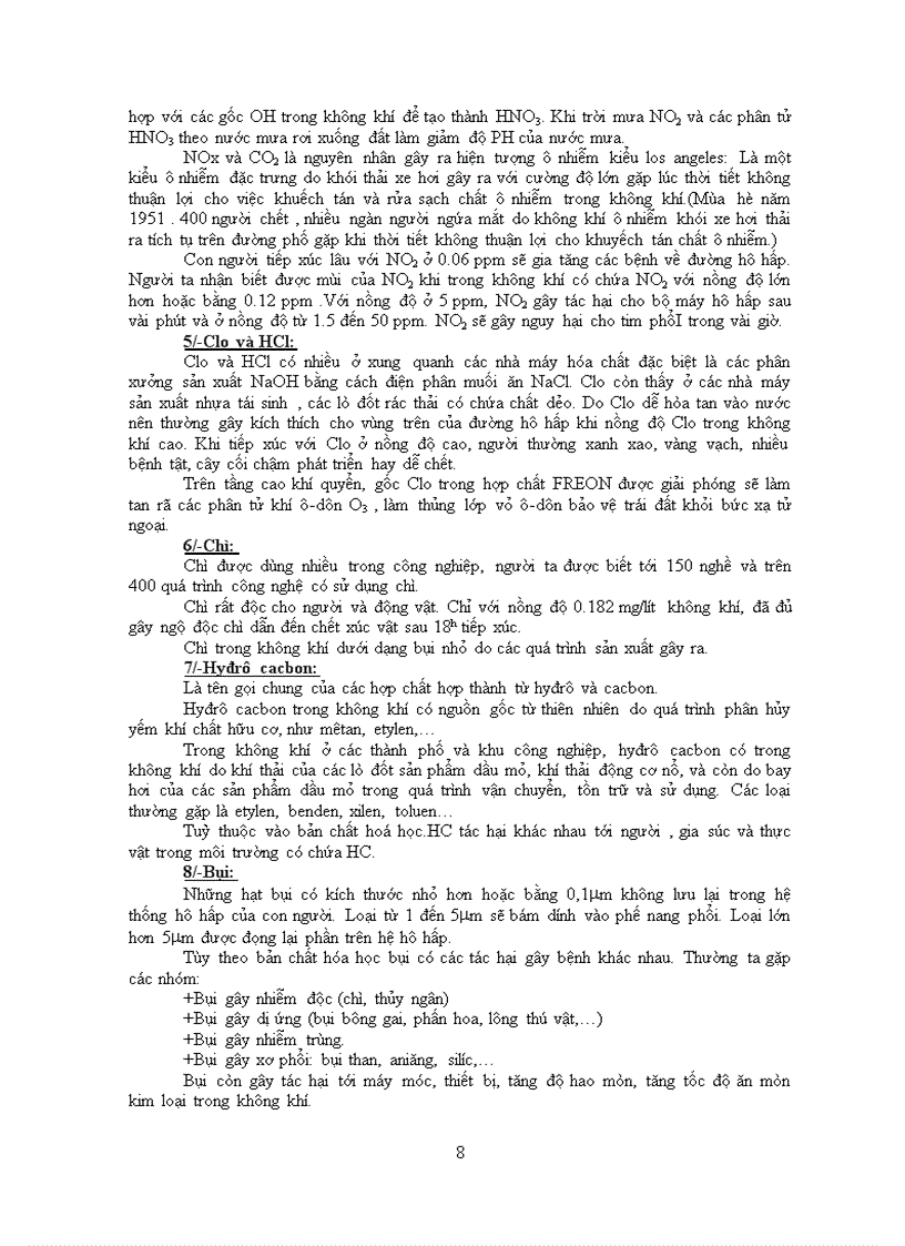 image for page Giáo Trình Kiểm soát ô nhiễm môi trường không khí