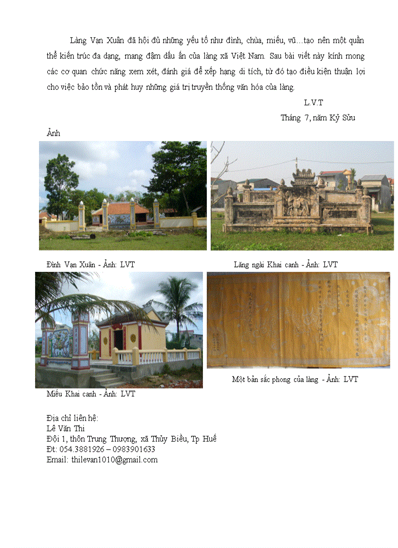 image for page Đình làng Vạn Xuân Huế