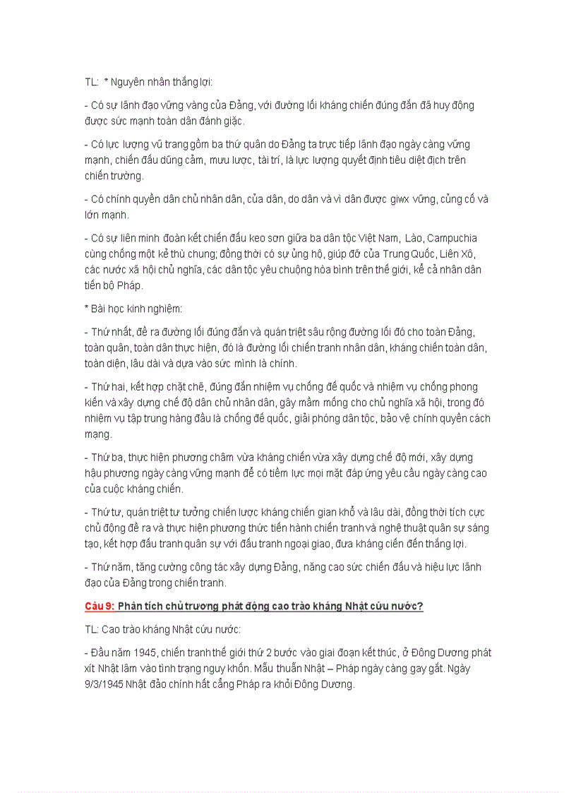 image for page Bộ câu hỏi ôn thi môn đường lối cách mạng