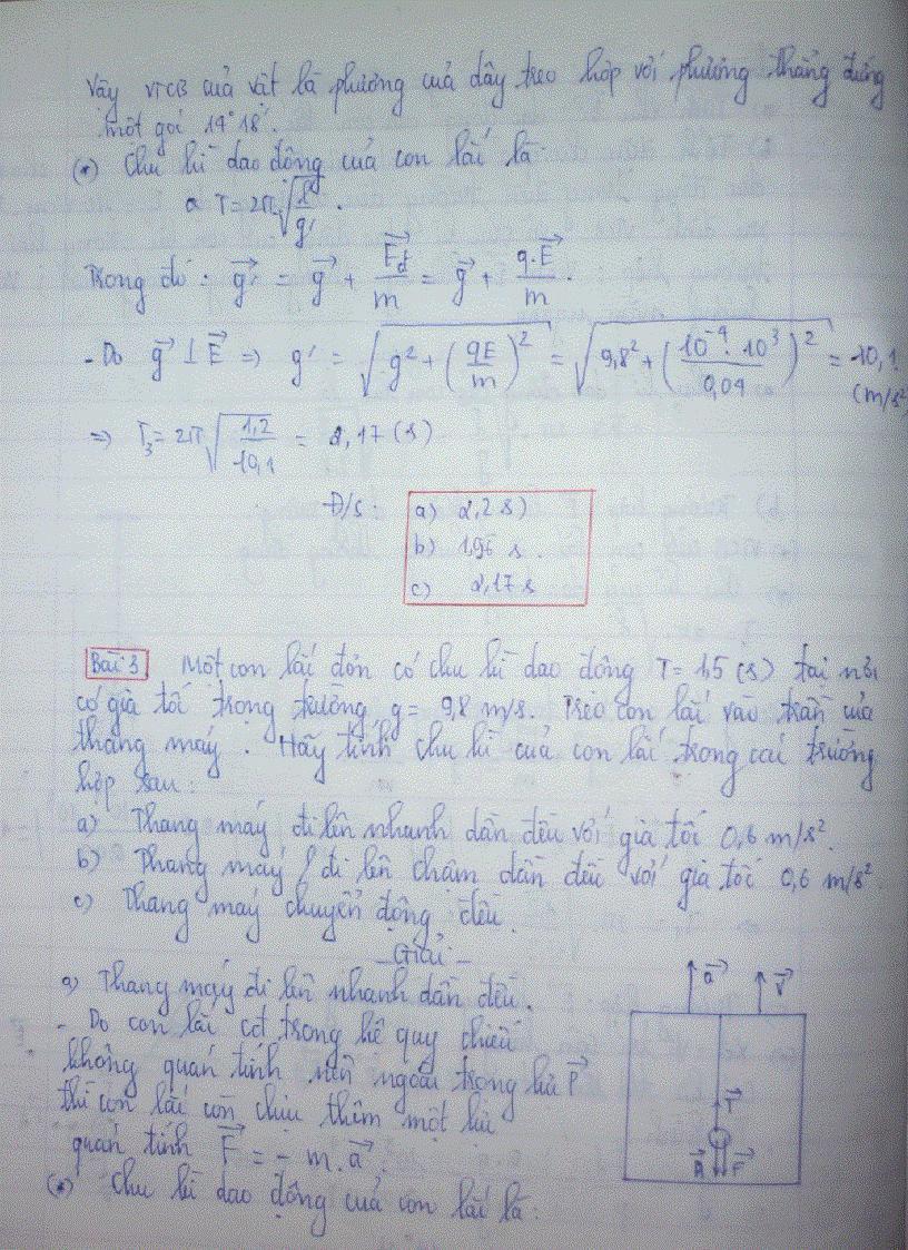 image for page Bài tập con lắc đơn luyện thi đại học