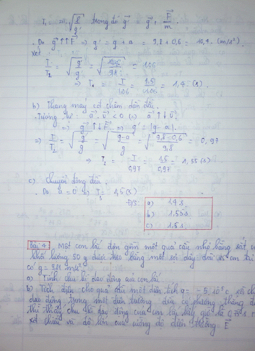 image for page Bài tập con lắc đơn luyện thi đại học