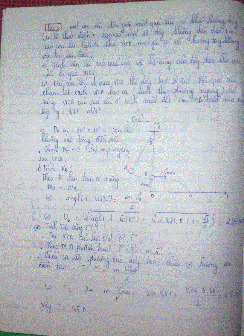 image for page Bài tập con lắc đơn luyện thi đại học