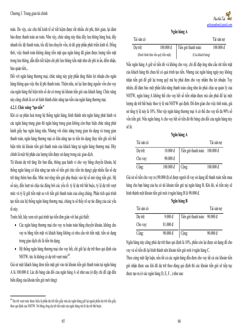 image for page Đề cương bài giảng Lý thuyết tài chính tiền tệ