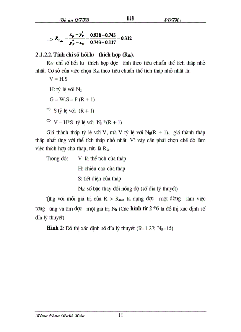 image for page Đồ án hóa công chưng cất axeton và nước tháp đệm