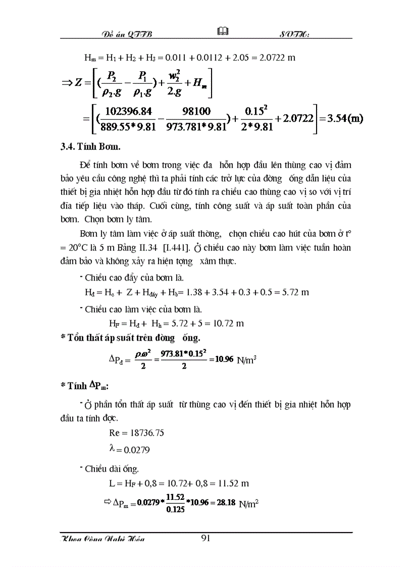 image for page Đồ án hóa công chưng cất axeton và nước tháp đệm