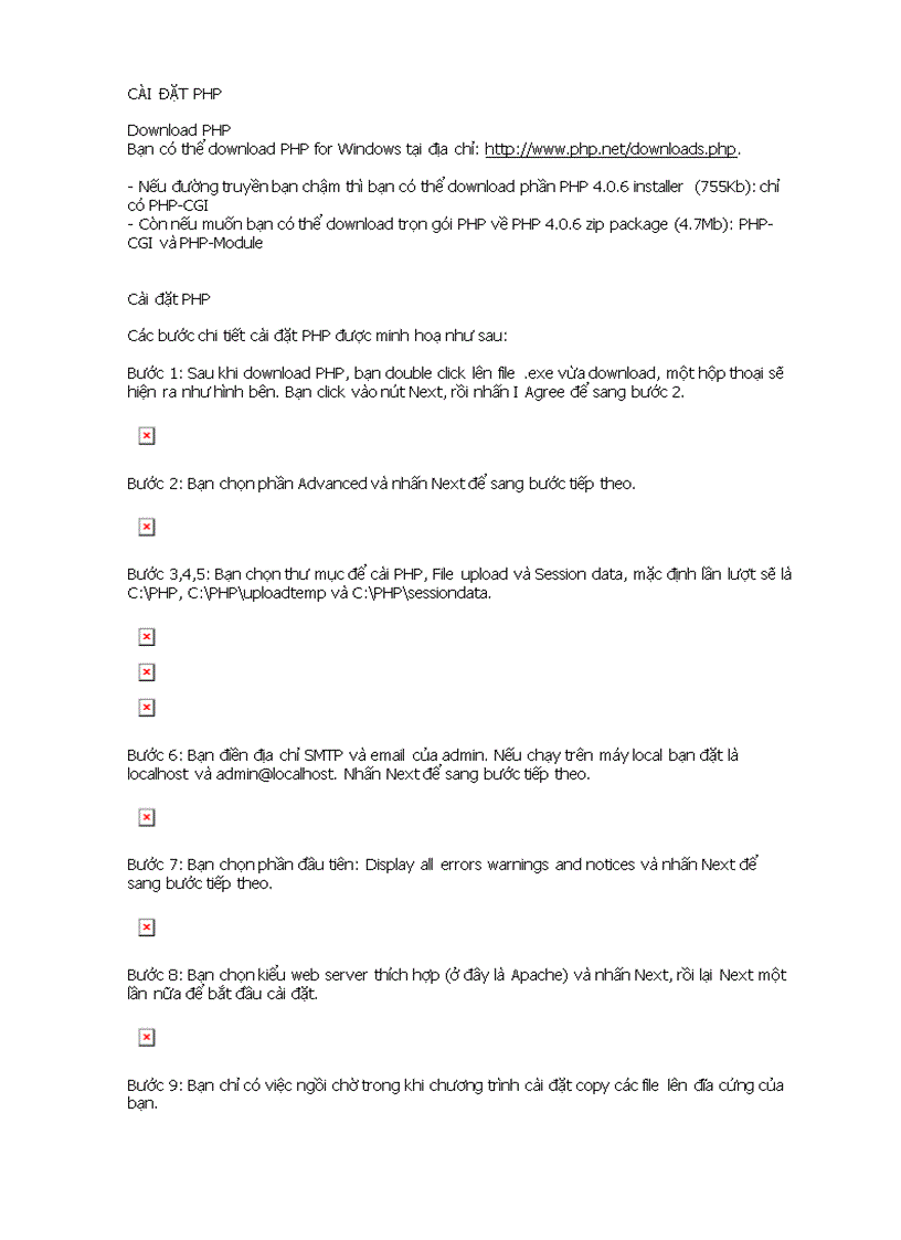 image for page Hướng dẫn sử dụng PHP