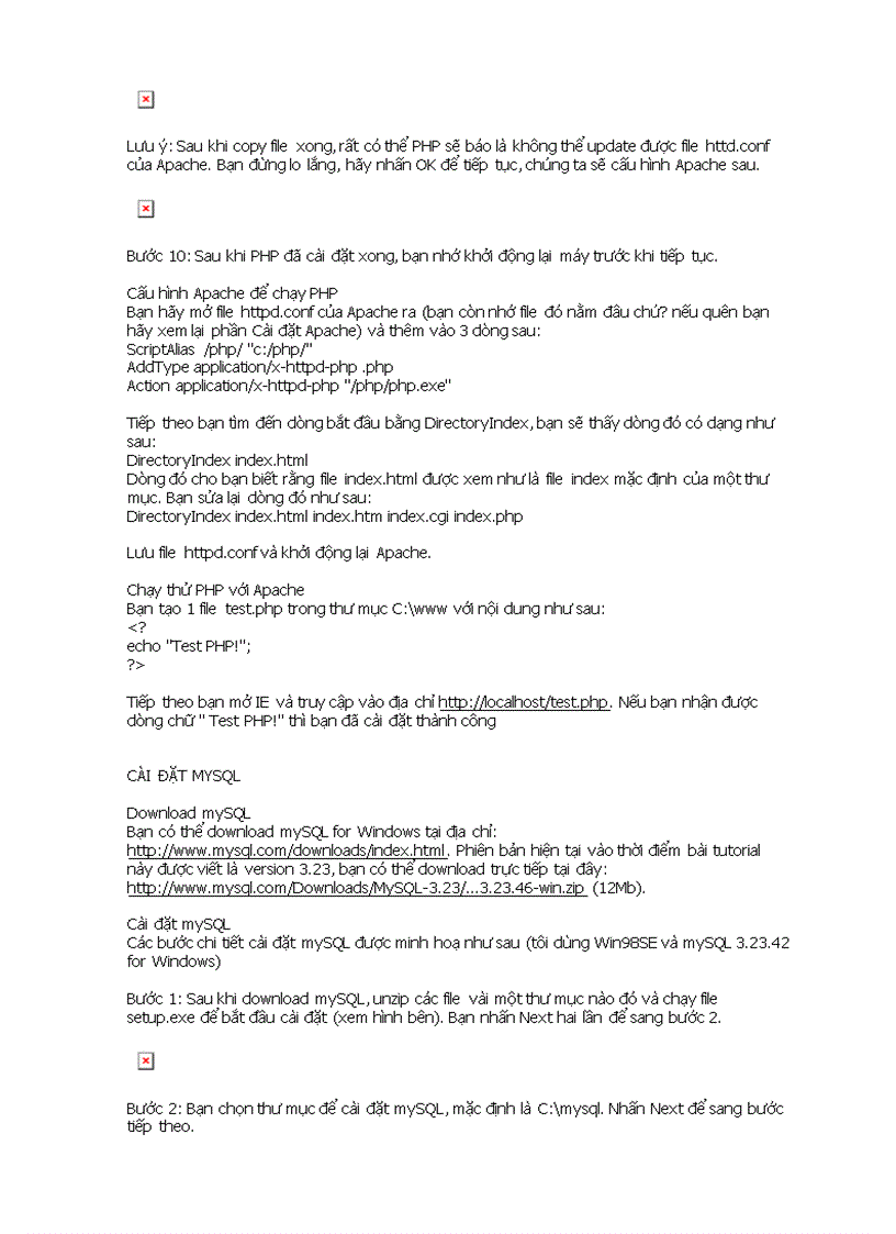 image for page Hướng dẫn sử dụng PHP