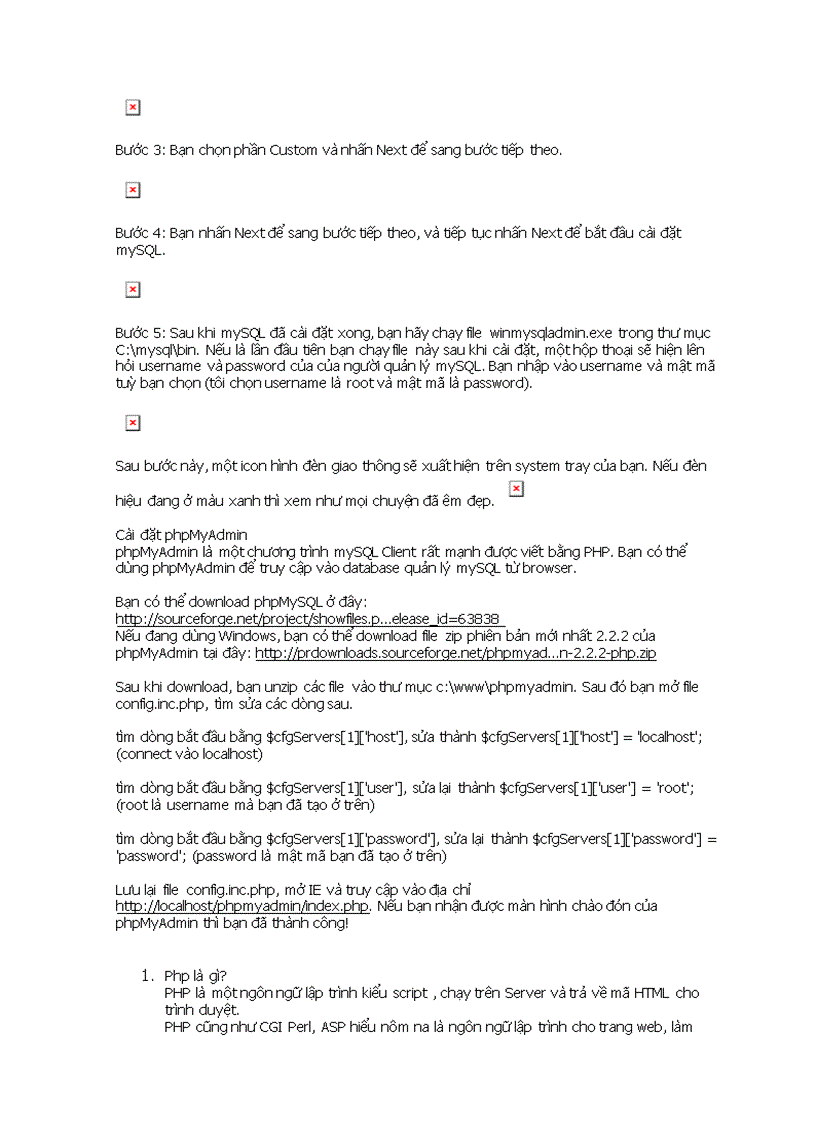 image for page Hướng dẫn sử dụng PHP