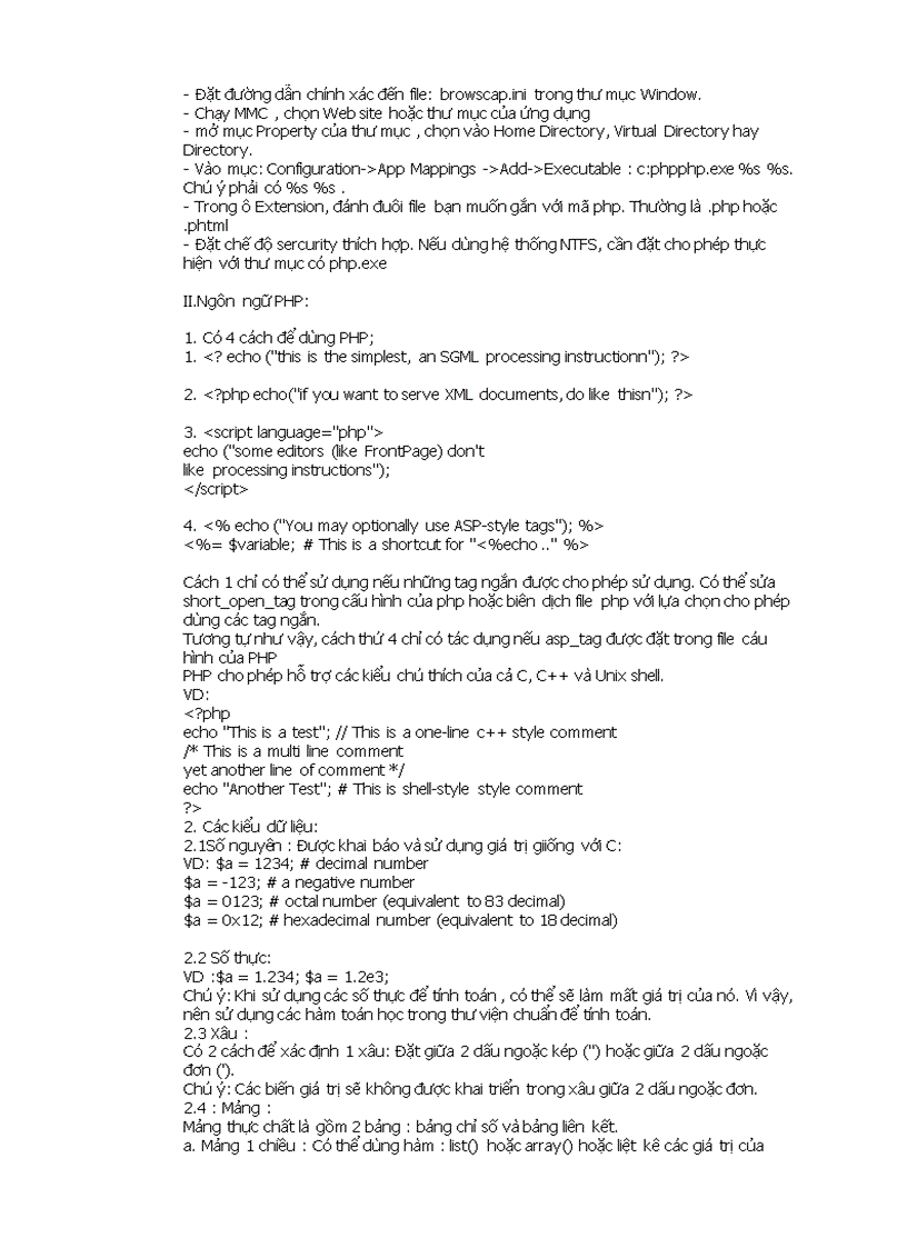 image for page Hướng dẫn sử dụng PHP