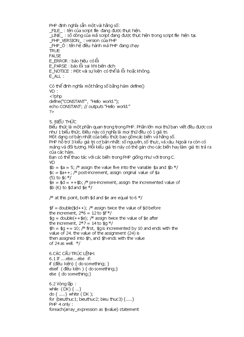 image for page Hướng dẫn sử dụng PHP