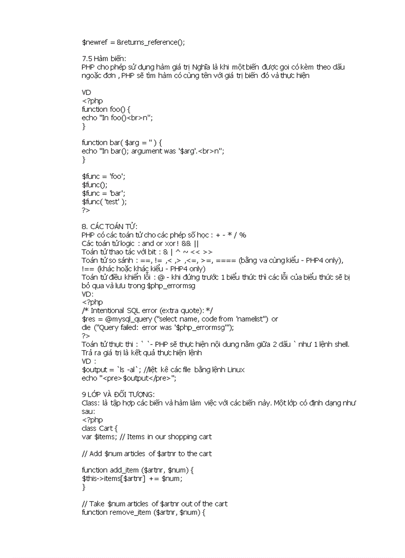 image for page Hướng dẫn sử dụng PHP