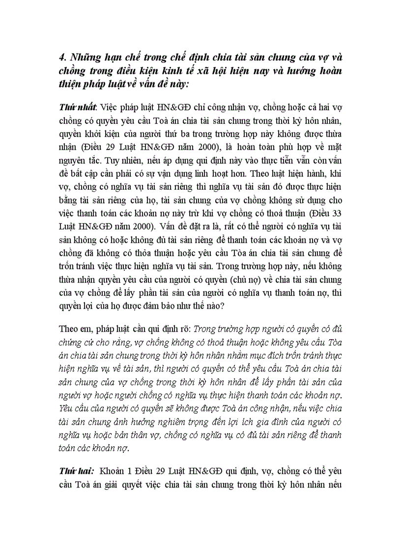 image for page Bài tập lớn chế độ tài sản chung của vợ chồng theo luật hôn nhân và gia đình việt nam