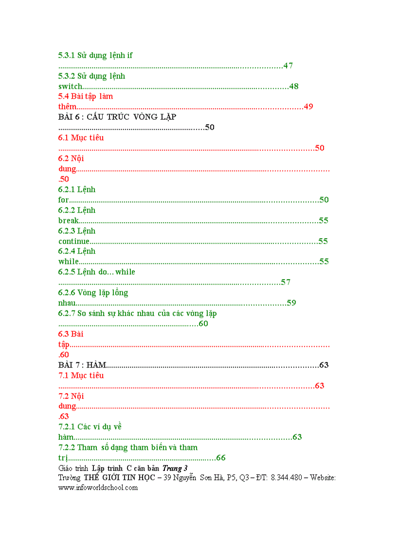 image for page Giáo trình ngôn ngữ lập trình c
