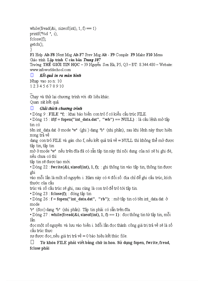 image for page Giáo trình ngôn ngữ lập trình c