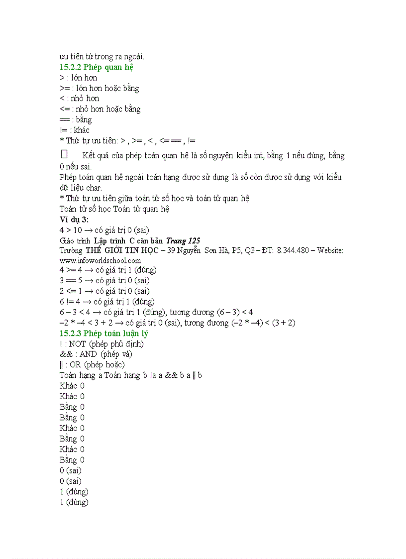 image for page Giáo trình ngôn ngữ lập trình c