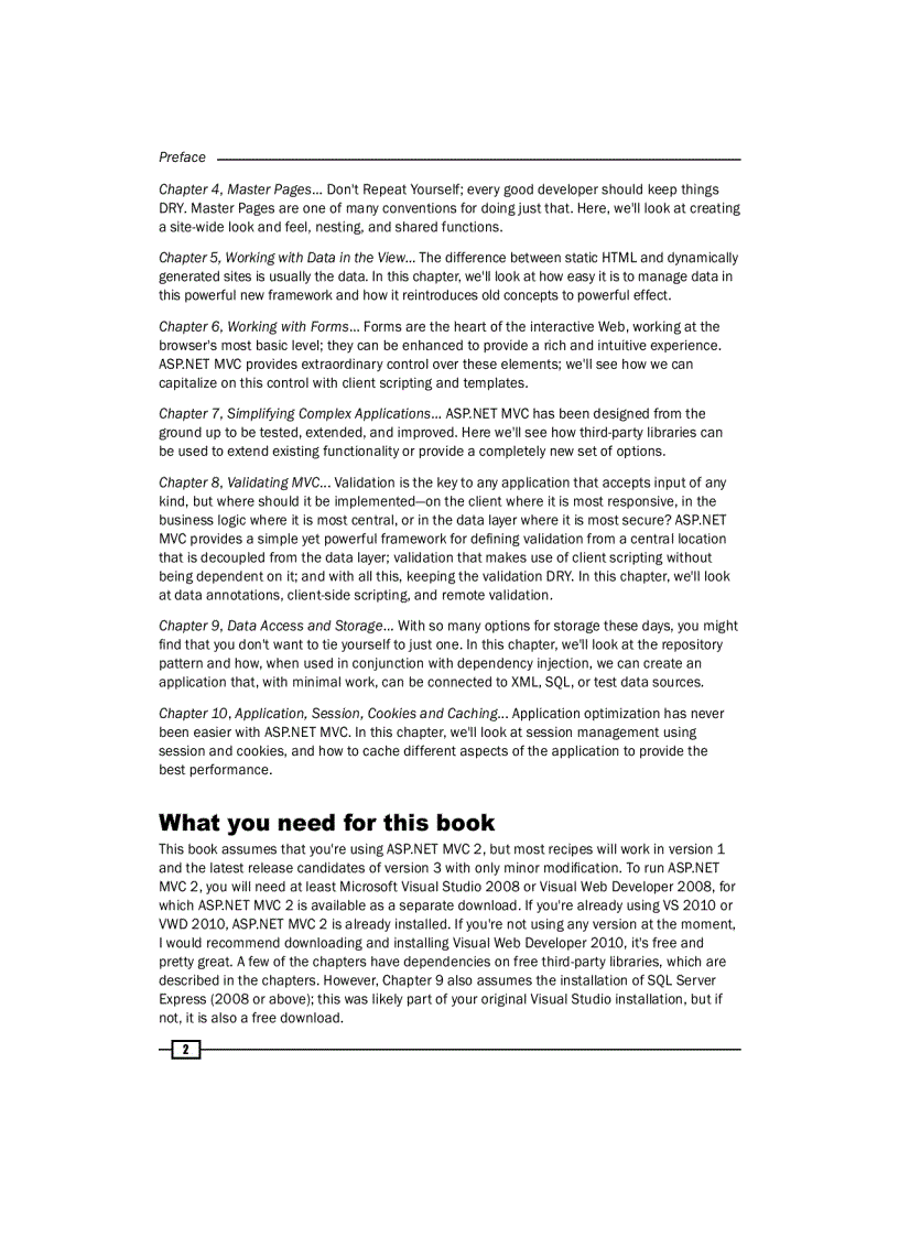 image for page MVC cookbook