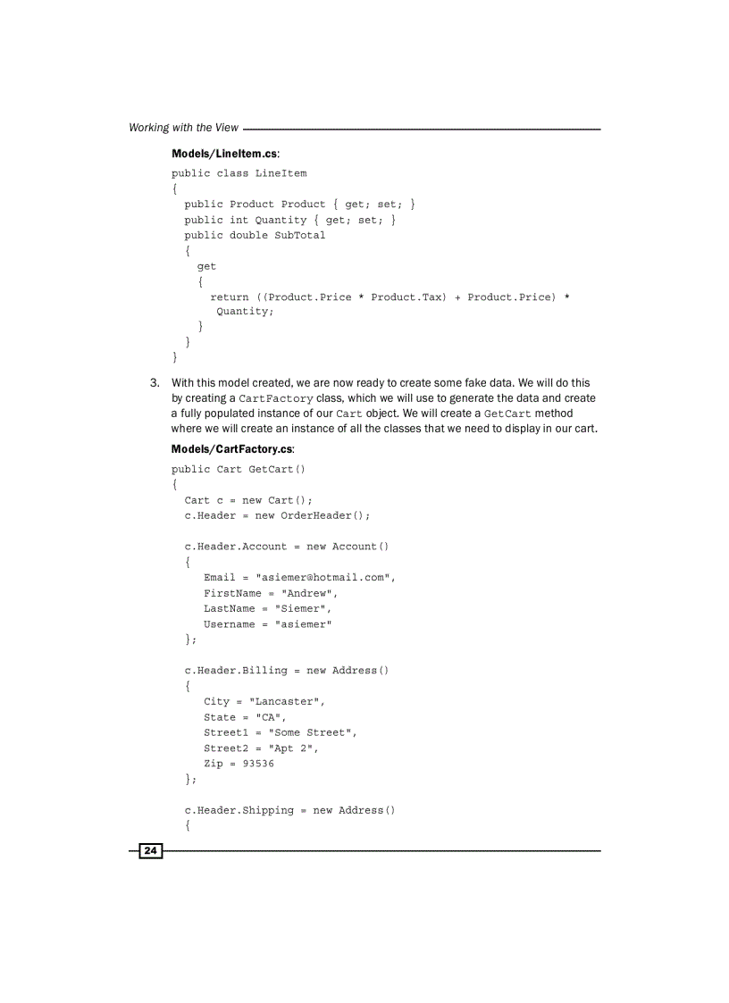 image for page MVC cookbook