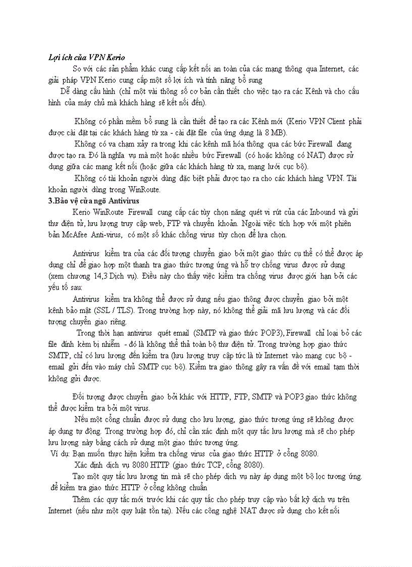 image for page Các chức năng chính của phần mềm Kerrio firewall