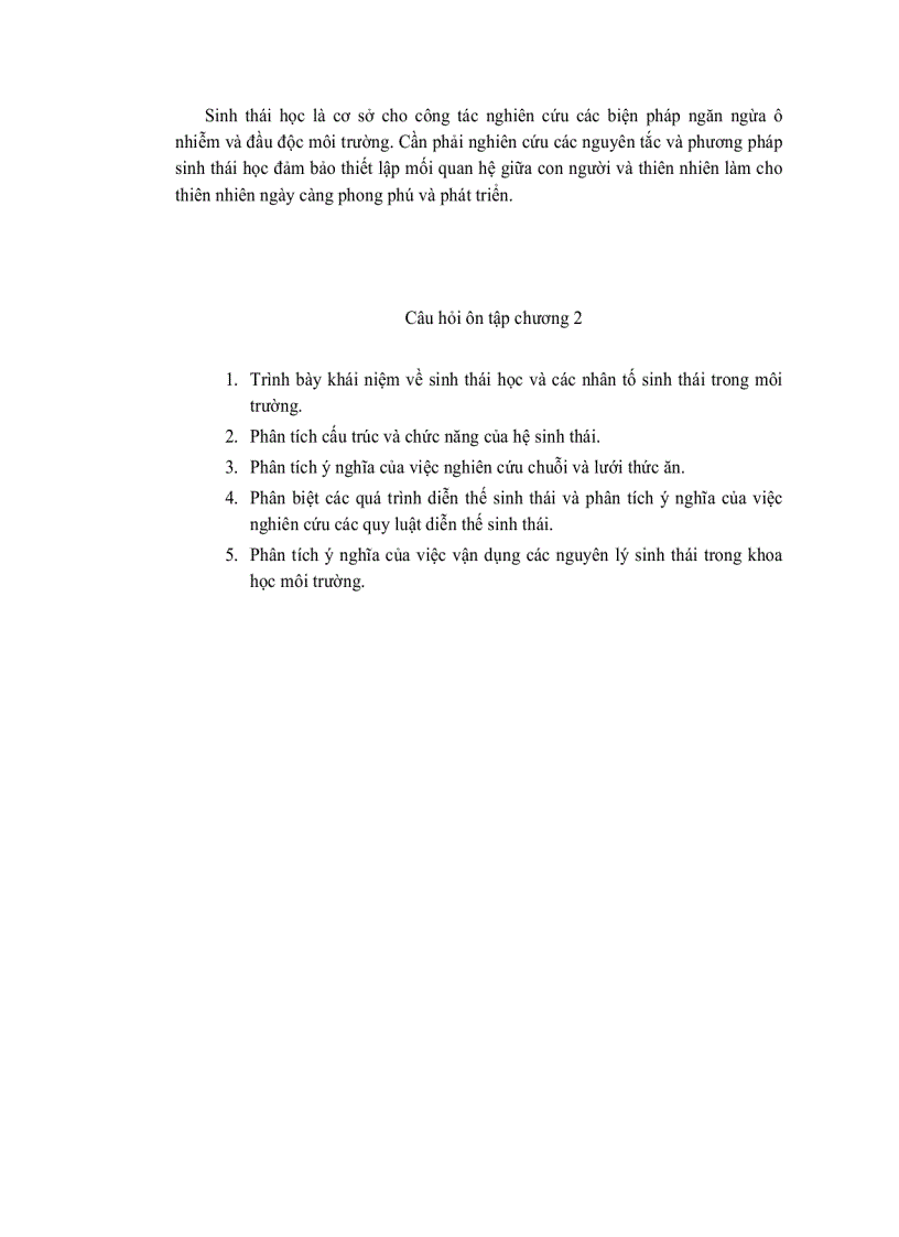 image for page Giáo trình môi trường và con người