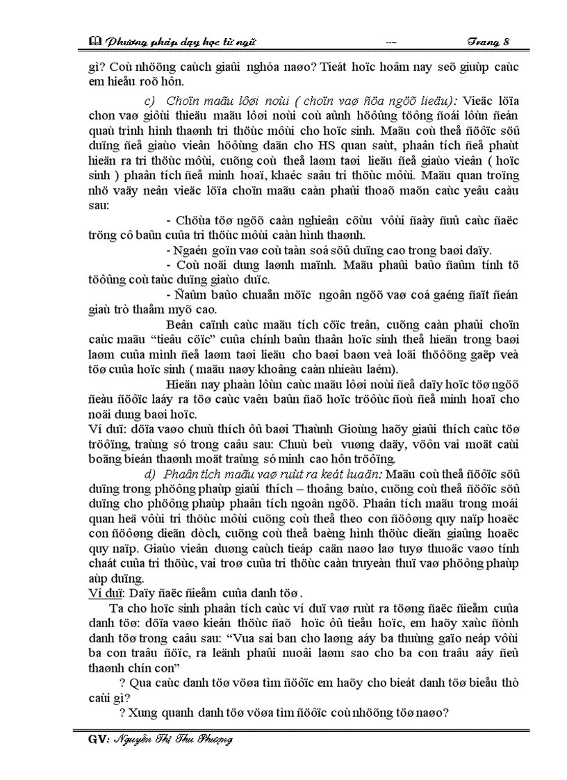 image for page Phương pháp dạy học từ ngữ