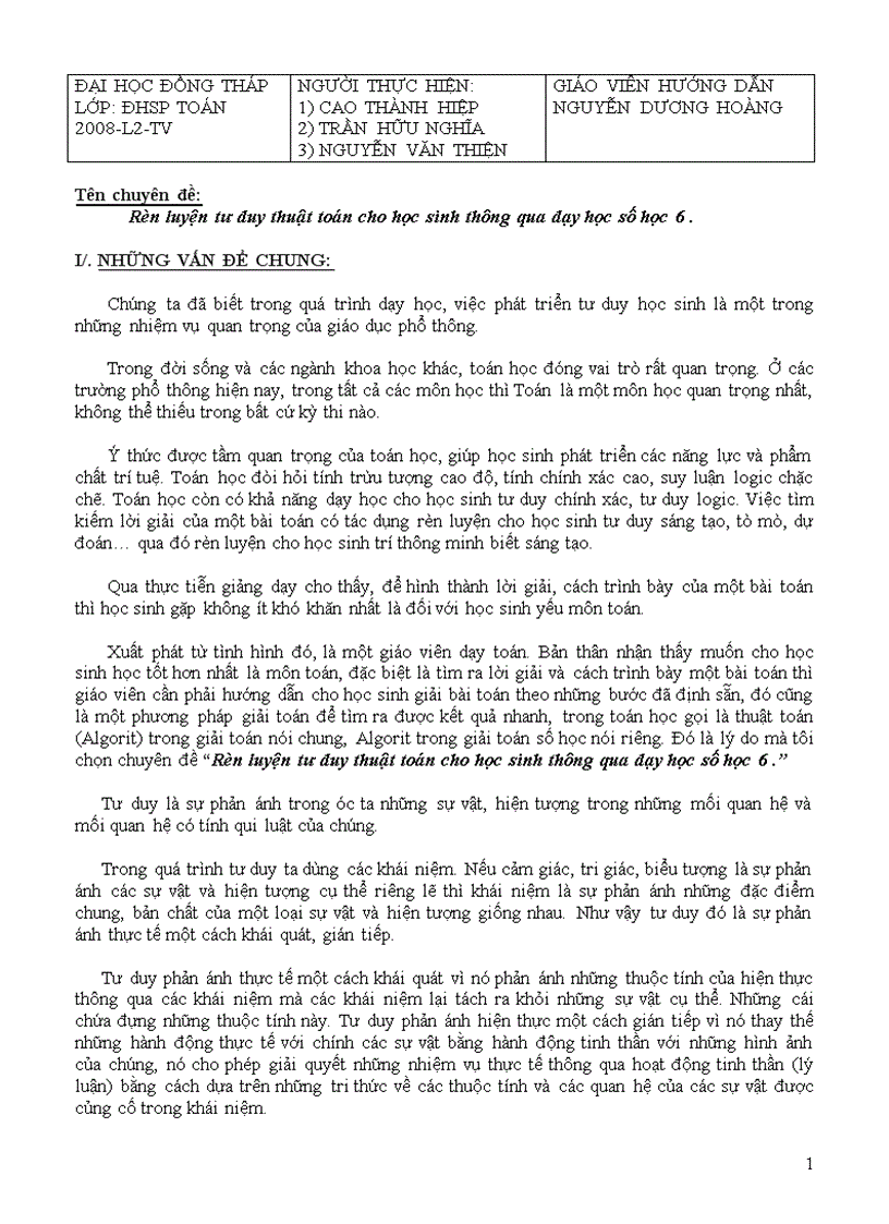 image for page Rèn luyện tư duy thuật toán cho học sinh thông qua dạy học số học 6