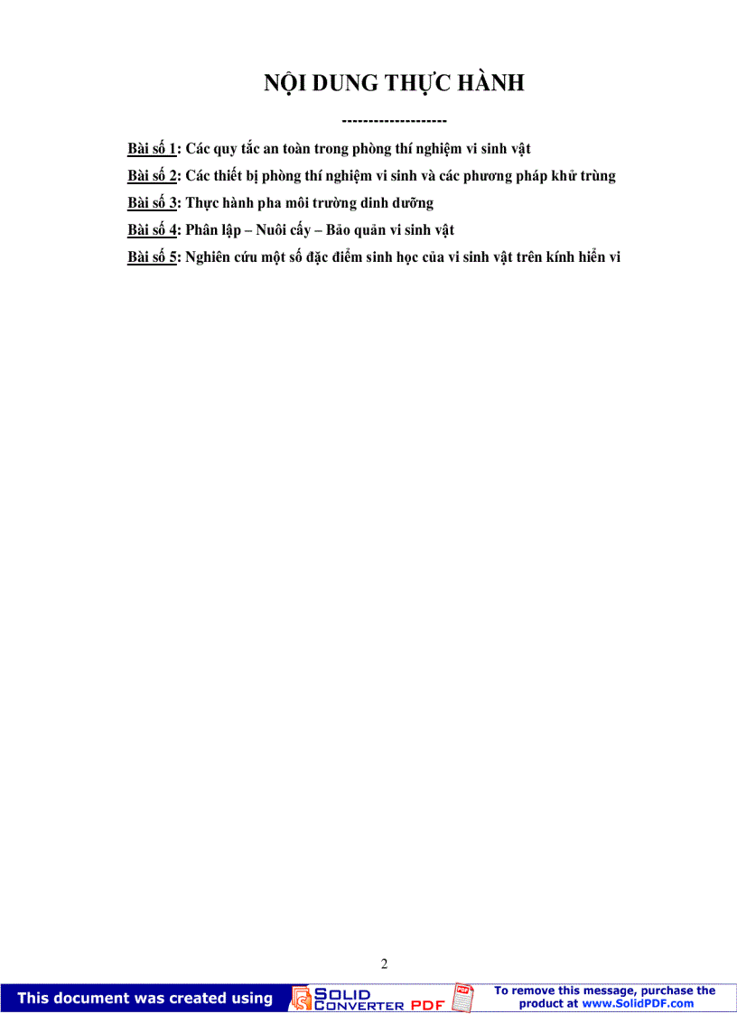 image for page Bài giảng thực tập vi sinh đại cương