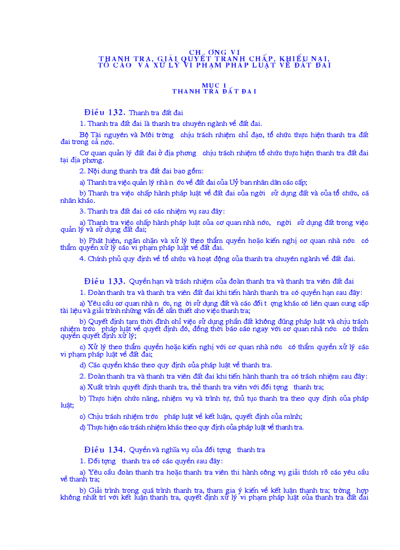 image for page Luật đất đai Quy định về quản lý đất đai