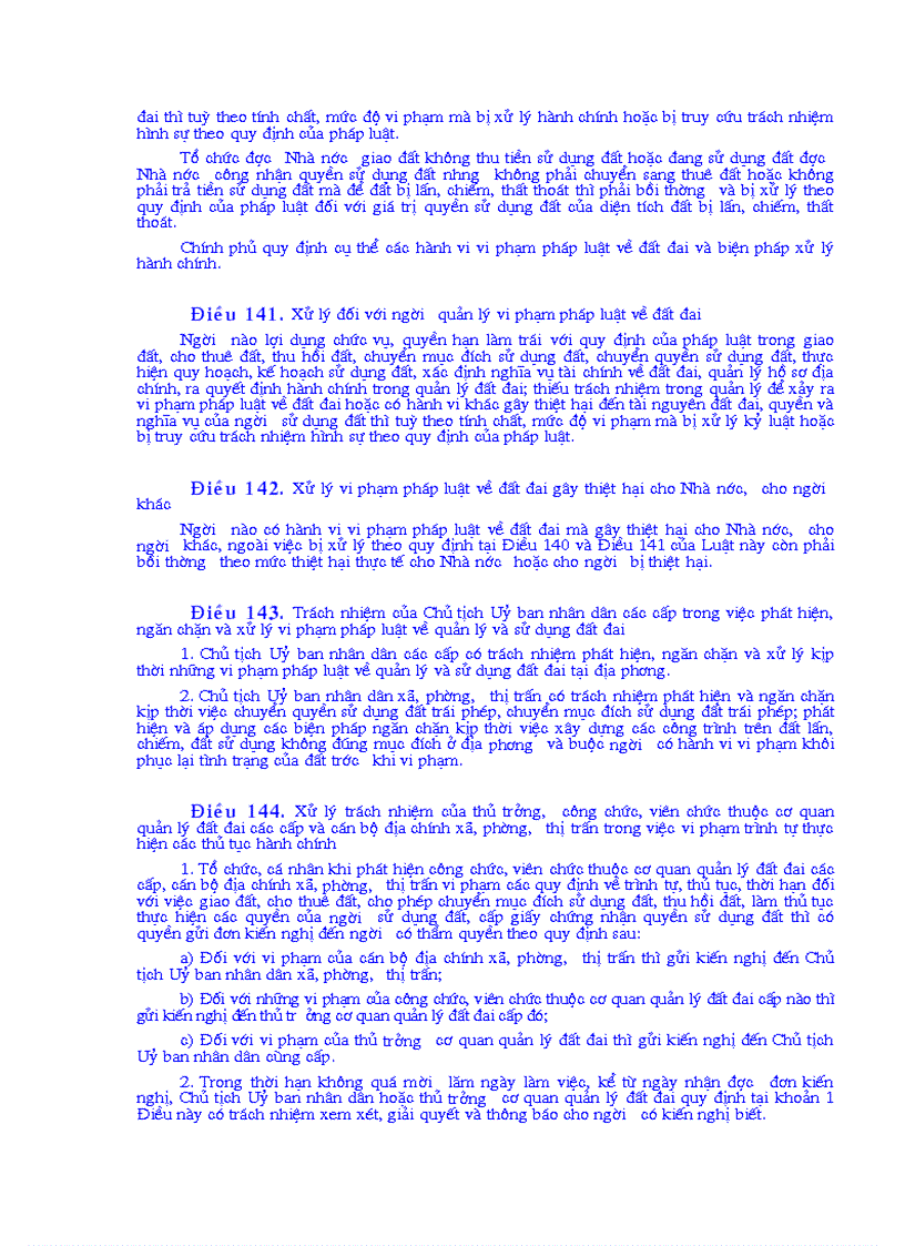 image for page Luật đất đai Quy định về quản lý đất đai