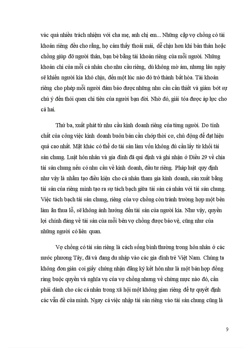 image for page Cơ sở lý luận và thực tiễn của việc ghi nhận quyền có tài sản riêng của mỗi bên vợ chồng