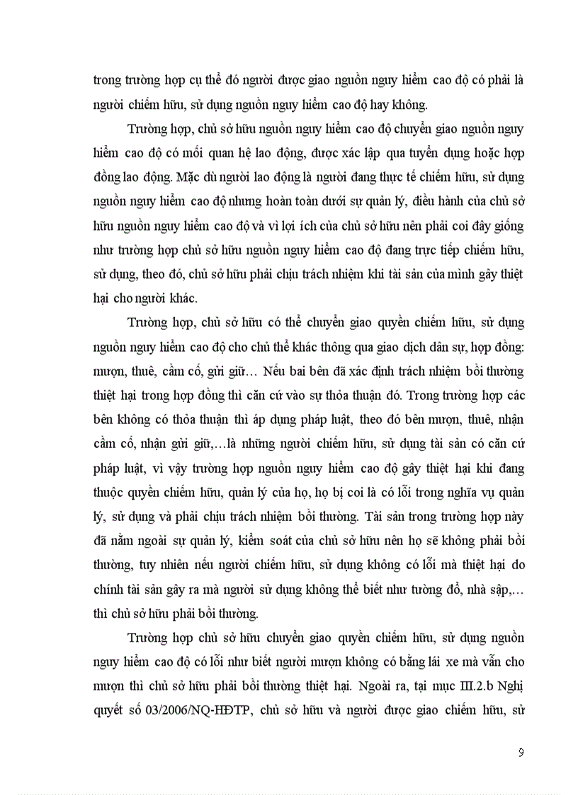 image for page Bồi thường thiệt hại do nguồn nguy hiểm cao độ gây ra Một số vấn đề lý luận và thực tiễn