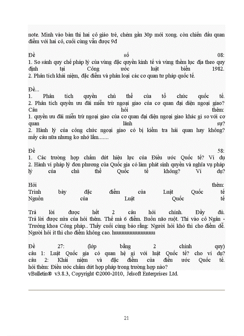 image for page Câu Hỏi Ôn Tập Đề Thi Môn Công Pháp Quốc Tế