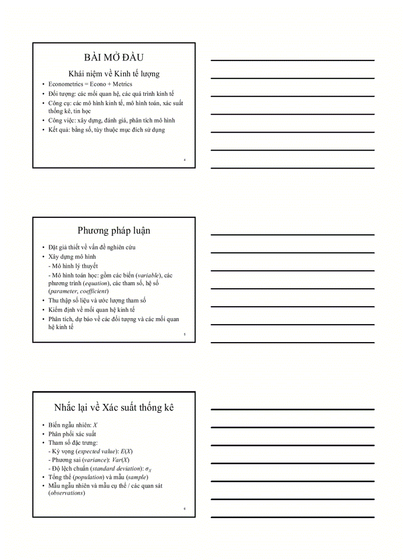 image for page Bài giảng và bài tập kinh tế lượng