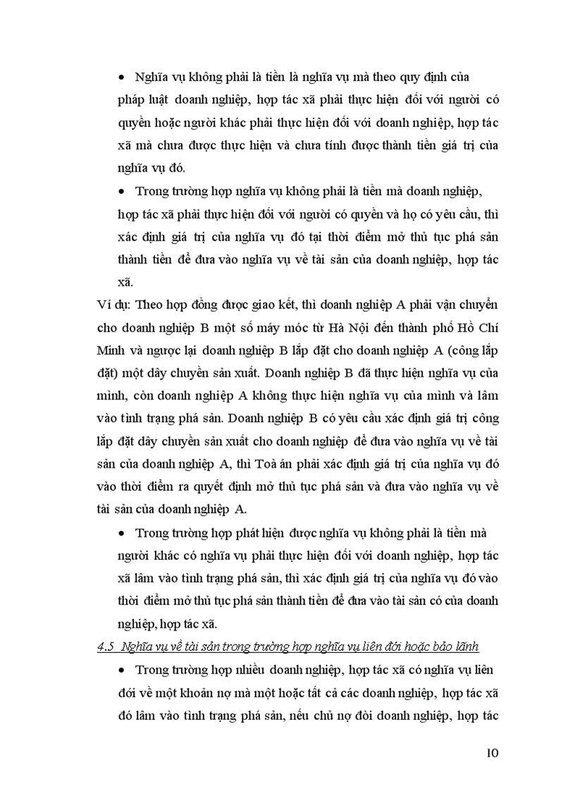 image for page Quy định pháp luật về thủ tục thanh lý tài sản thanh toán các khoản nợ của Doang nghiệp hợp tác xã lâm vào tình trạng phá sản và thực tiễn áp dụng thủ tục đó